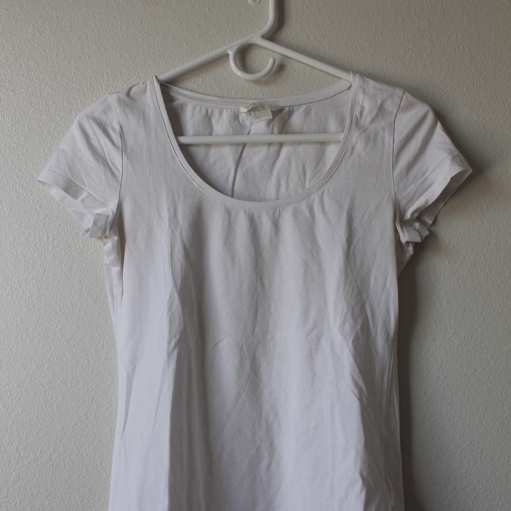 Basic White Layering Tee